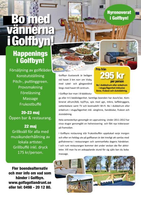 Spela Gotlands alla golfbanor i en tävling! - Golfa Gotland Runt 20 ...