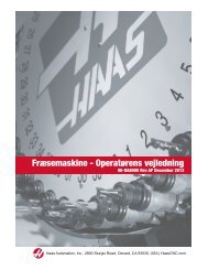 advarsel - Haas Automation, Inc.