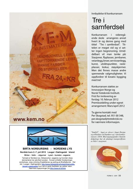 FORM nr 5 - 2011, Temanummer om arkitektur - Kunst og design i ...