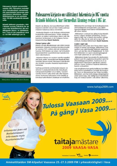 Kaupungin tiedotuslehti 2/2008 - Vaasa