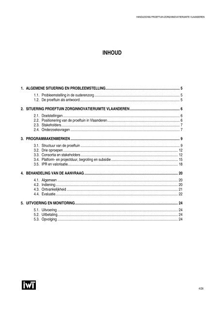 Handleiding proeftuinzorg (pdf) - IWT