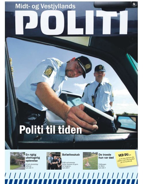 LINK til: Borgeravis - Husstandsomdelt 2008 - Politiets