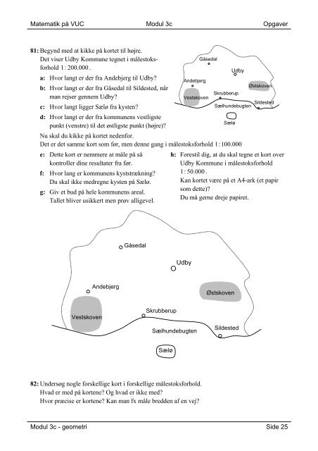 Matematik-på-VUC-Modul-3c - Matematikopgaven