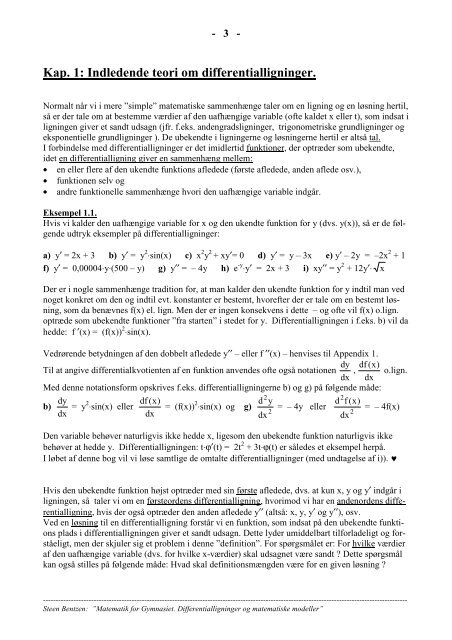 DIFF 2 - Kap. 1-7 - Uvmat