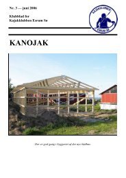 Nr. 3 - juni 2006 - Kajakklubben Esrum Sø