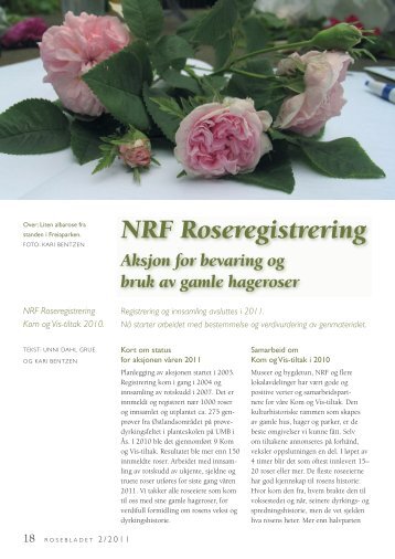 NRF Roseregistrering - Skog og landskap