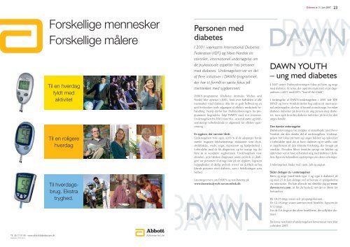 Juni 2007 - Diabetes.dk