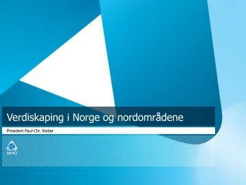 Verdiskapning i Norge og nordområdene - Finnmarkskonferansen