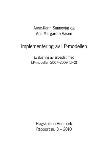 Implementering av LP-modellen