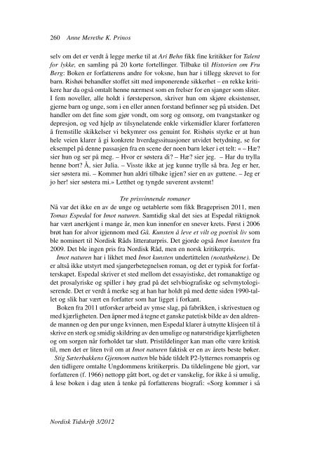 Nordisk Tidskrift 3/12 (PDF 539 KB) - Letterstedtska föreningen