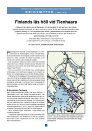 Finlands lås höll vid Tienhaara - Krigsmyter