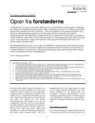 Oprør fra forstæderne - Ræson