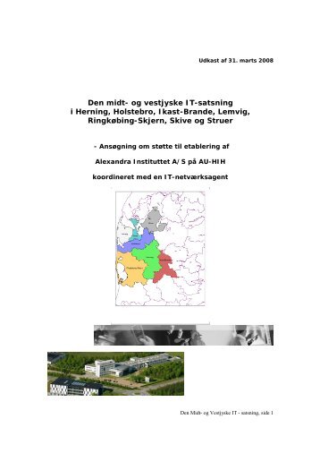 Ansøgning fra Alexandra Instituttet.pdf - Ringkøbing-Skjern Kommune