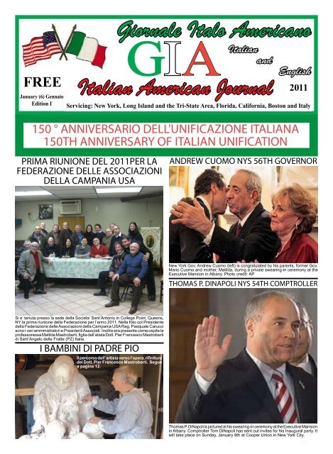 Italian American Journal Giornale Italo Americano - GIA