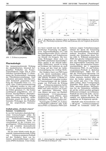 Preßsaft aus dem Kraut von Echinacea purpurea: ein allopathisches ...