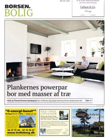 Plankernes powerpar bor med masser af træ - Dinesen