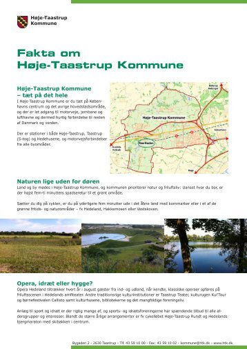 Fakta om Høje-Taastrup Kommune - NærHeden