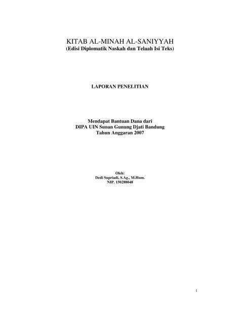 Dedi Supriadi Pdf Pdf Uin Sunan Gunung Djati