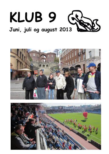 KLUBBLAD Jun-Aug 2013 - klub9.dk