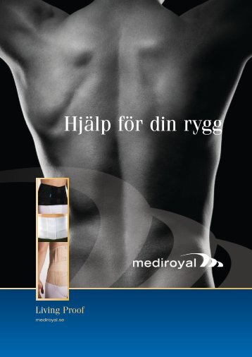 Hjälp för din rygg (PDF) - Mediroyal