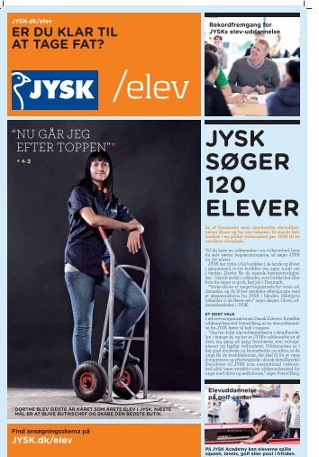 JYSK SØGER 120 ELEVER