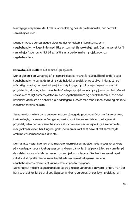 Evalueringsrapport Nøglen (pdf 3 MB) - Aarhus.dk