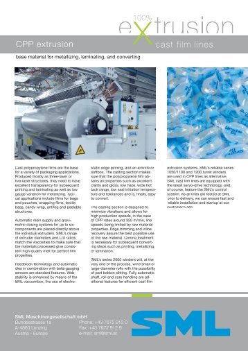 datasheet CPP extrusion - SML