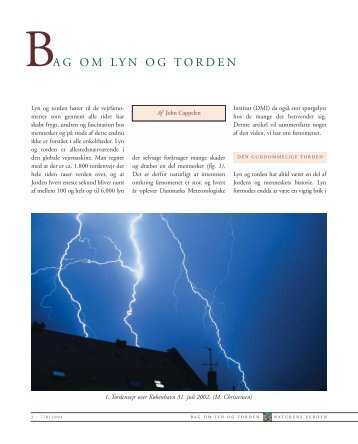 Artikel: Bag om lyn og torden - DMI