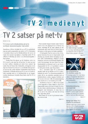 TV 2 satser på net-tv