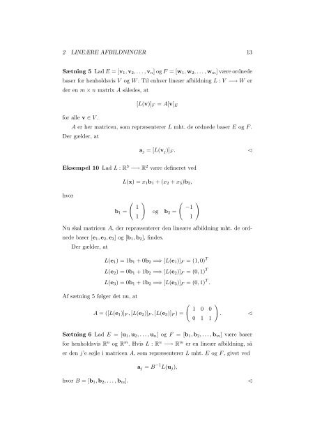 Noter til Lineær Algebra - logx.dk