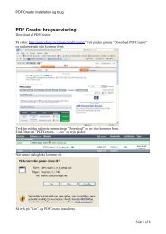Information til installation og brug af PDFCreator.pdf