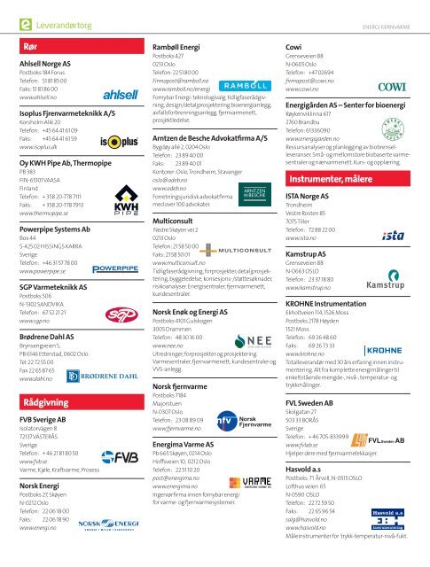 Energi Fjernvarme 1104 01-17.indd - Norsk fjernvarme