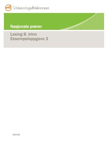 8. trinn oppg. 3 - Udir.no