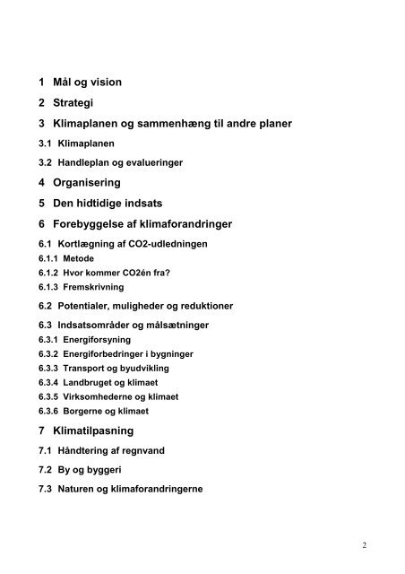 Klimaplan for Ringsted kommune