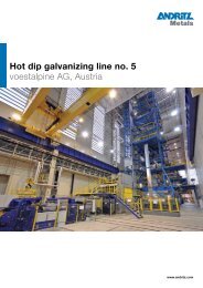 Hot dip galvanizing line no. 5 voestalpine AG, Austria - Andritz