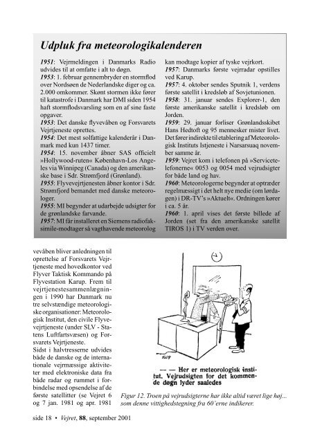 Danmarks vejrhistorie i det 20. århundrede - et udpluk - DMI