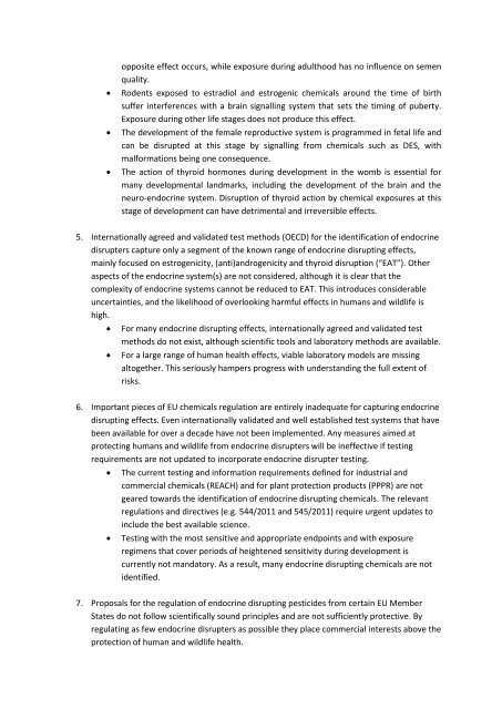 The 2013 Berlaymont Declaration on Endocrine ... - Brunel University
