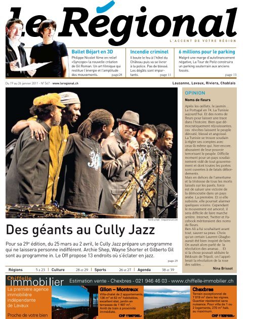 Des géants au Cully Jazz