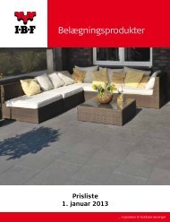 Belægningsprodukter - IBF