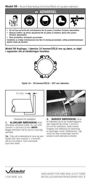 INSTALLASJONSHÅNDBOK - Victaulic
