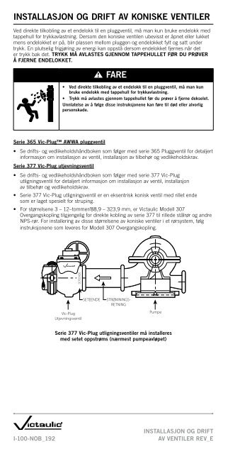 INSTALLASJONSHÅNDBOK - Victaulic