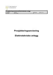 Prosjekteringsanvisning Elektrotekniske anlegg - Nord-Trøndelag ...
