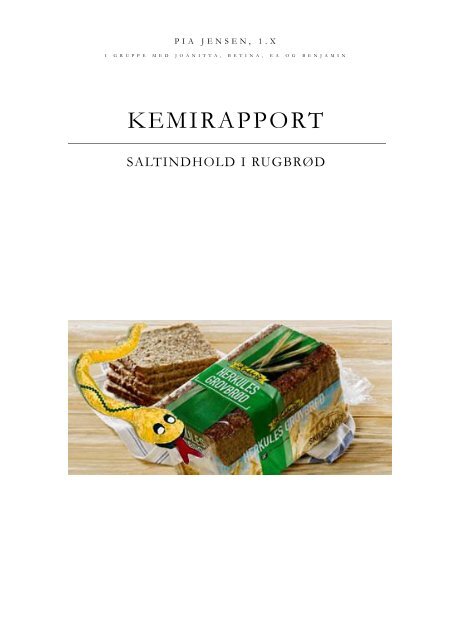 KEMIRAPPORT