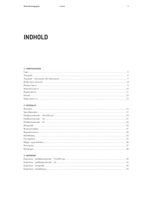 designmanual for tryksager - Midttrafik