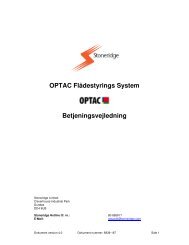 OPTAC Flådestyrings System Betjeningsvejledning