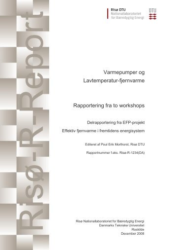 Varmepumper og Lavtemperatur-fjernvarme ... - Ea Energianalyse