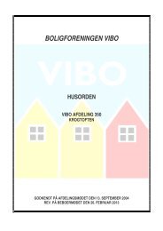 BOLIGFORENINGEN VIBO