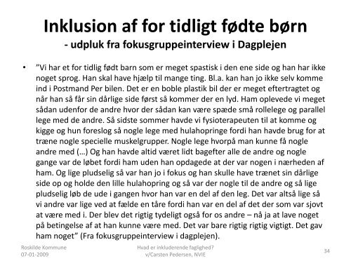 Hvad er inkluderende faglighed? - Omsigt