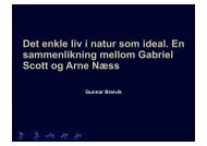 Den enkle liv i natur som ideal. En sammelikning ... - Gabriel Scott