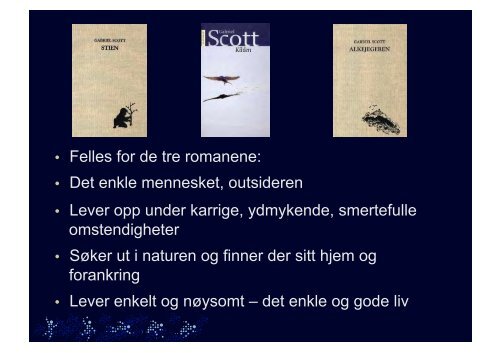 Den enkle liv i natur som ideal. En sammelikning ... - Gabriel Scott